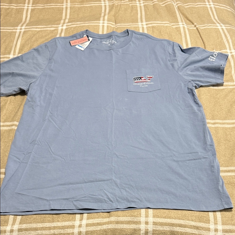 Vineyard Vines Light Blue Short Sleeve Tee